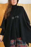 McAlister Knit Cape Black